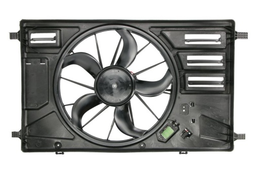 Ventilator radiator (cu carcasa) potrivit FORD TOURNEO CUSTOM V362, TRANSIT CUSTOM V362, TRANSIT V363 2.0D/2.0DH/2.2D 09.12-