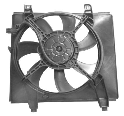 Ventilator radiator (cu carcasa) potrivit HYUNDAI ACCENT II, MATRIX 1.5D 10.01-08.10
