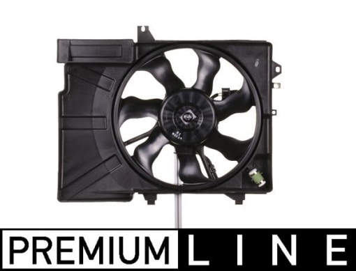 Ventilator radiator (cu carcasa) potrivit HYUNDAI GETZ 1.1/1.3 09.02-09.05