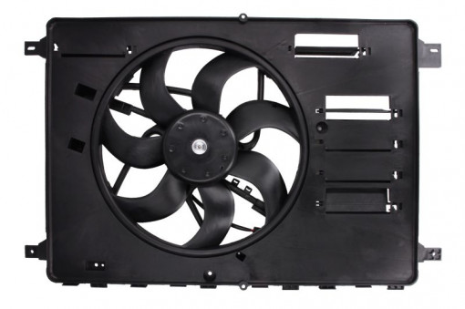 Ventilator radiator (cu carcasa) potrivit VOLVO V70 III, XC60 I; FORD GALAXY II, KUGA I, MONDEO IV, S-MAX 2.0-2.5 05.06-02.17