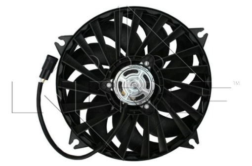 Ventilator radiator Dreapta/Stanga potrivit CITROEN BERLINGO, BERLINGO MULTISPACE, BERLINGO/MINIVAN, C5 III, XSARA, XSARA/HATCHBACK, XSARA/KOMBI; FIAT SCUDO; PEUGEOT 307 1.1-Electric 06.96-