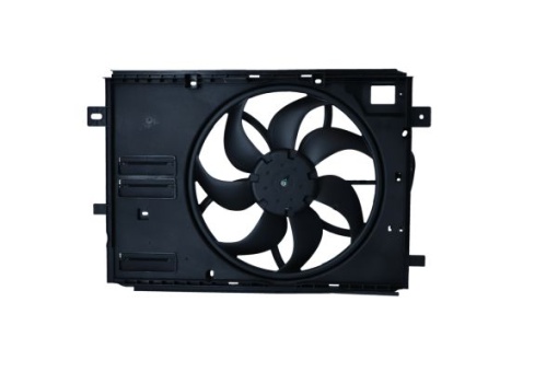 Ventilator radiator Stanga (cu carcasa) potrivit DS DS 4 II, DS 7; CITROEN BERLINGO, BERLINGO MULTISPACE, BERLINGO/MINIVAN, C5 AIRCROSS; FIAT DOBLO, DOBLO/MINIVAN 1.2-Electric 04.08-