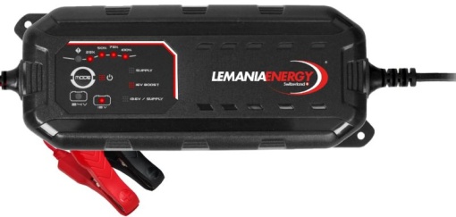 Aparat incarcat baterii auto voltaj incarcare: 12/24 V LEMANIA ENERGY, curent incarcare: 3,5/7A, alimentare: 230V, tip baterie: AGM/EFB/LiFePO4/VRLA/WET