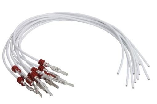 Cablu reparatie (Cupru / silicon, sectiune transversala: 0,75mm, lungime: 0,3m)