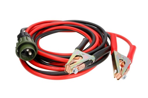 Cabluri pornire auto 6m, 2x35mm², mufa NATO; capete tip cleste, verde