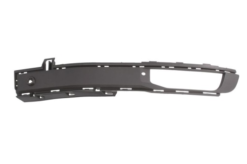 Capac bara fata Stanga Inferior, cu locas lampa ceata, cu locas senzorii parcare, plastic, negru potrivit VW MULTIVAN T6, TRANSPORTER T6 04.15- 04.15-