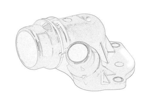 Carcasa termostat potrivit BMW 3 (F30, F80), 3 (F31), 3 GRAN TURISMO (F34), 4 (F32, F82), 4 (F33, F83), 4 GRAN COUPE (F36), 5 (F10), 5 (F11), 5 GRAN TURISMO (F07), 6 (F12) 3.0-6.0 01.08-
