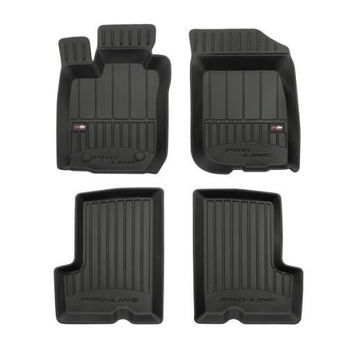 Covoras podea cauciuc FROGUM TPE, 4 buc. (lipici) proLine 3D, fata/spate, set, culoare negru, potrivit DACIA DUSTER; RENAULT DUSTER 04.10-, SUV, versiune: AWD/4WD / Standard