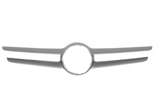Element grila fata (plastic, argintiu) potrivit MERCEDES C (A205), C (C205), C T-MODEL (S205), C (W205) 12.13-