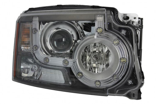 Far Dreapta (bi-xenon, D3S, electric, cu motor, culoare semnalizator: portocaliu) potrivit LAND ROVER DISCOVERY IV -12.16