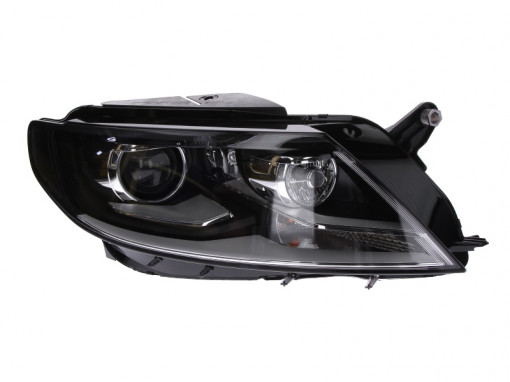 Far Dreapta (bi-xenon, D3S/H7, automat, fara motoras, culoare insertie: negru, culoare semnalizator: portocaliu) potrivit VW CC B7 -12.16