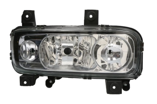 Far dreapta (H1/H7/W5W, electric, cu motor, cu lumina de ceata) potrivit MERCEDES ATEGO 2, ATEGO 3 10.04-