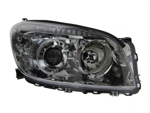 Far Dreapta (H11/HB3, electric, cu motor, culoare: cromat) potrivit TOYOTA RAV 4 III