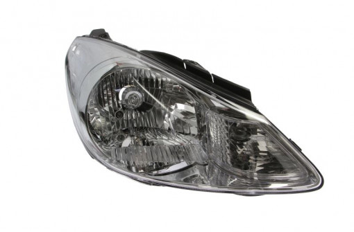 Far Dreapta (H4, electric, cu motor, culoare insertie: cromat) potrivit HYUNDAI I10 I