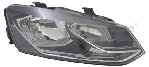Far Dreapta (H7/H7, electric, cu motor, culoare semnalizator: transparent) potrivit VW POLO, POLO IV, POLO V