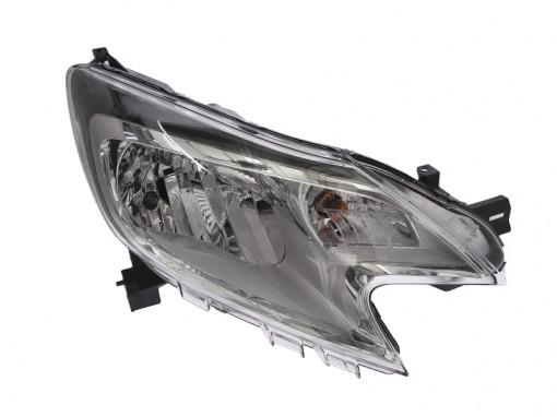 Far Dreapta (halogen, H4, electric, cu motor, culoare semnalizator: transparent) potrivit NISSAN NOTE