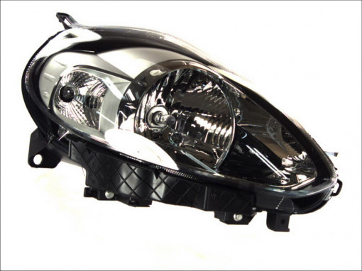 Far Dreapta (halogen, H4/W5W, electric, cu motor) potrivit ABARTH PUNTO EVO; FIAT GRANDE PUNTO, PUNTO, PUNTO EVO, PUNTO EVO/HATCHBACK, PUNTO/HATCHBACK 09.09-03.12