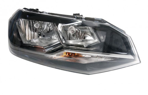 Far Dreapta (halogen, H7, electric, cu motor) potrivit VW POLO VI
