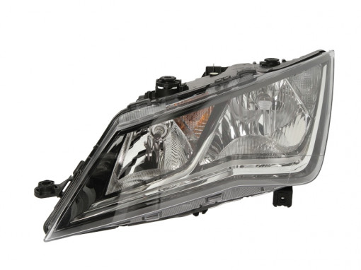 Far Dreapta (halogen, H7, electric, fara motoras, culoare semnalizator: transparent) potrivit SEAT LEON, LEON SC, LEON ST, LEON ST/KOMBI