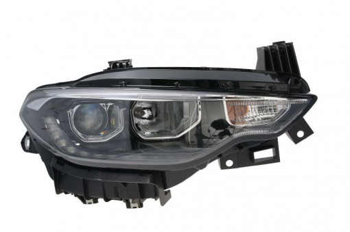 Far Dreapta (halogen, H7/H7/PY21W, electric, cu motor, culoare insertie: cromat, culoare semnalizator: portocaliu) potrivit FIAT TIPO