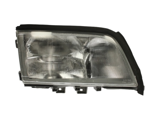 Far fata Dreapta (2*H1/H3, electric, pneumatic, fara motoras, culoare insert: argintiu) potrivit MERCEDES C T-MODEL (S202), C (W202) -05.97