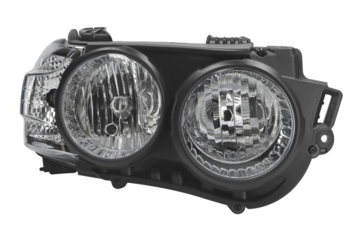 Far fata Dreapta (H1/H7/PY21W/W5W, electric, cu motor, culoare insert: negru, culoare semnalizator: alb) potrivit CHEVROLET AVEO