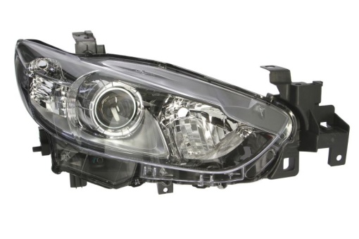 Far fata Dreapta (H11/H15/W5W/WY21W, electric, fara motoras, culoare insert: negru, culoare semnalizator: transparent) potrivit MAZDA 6
