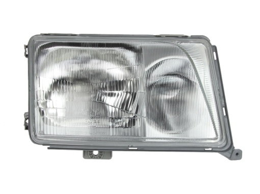 Far fata Dreapta (H3/H4, electric, fara motoras, culoare insert: gri) potrivit MERCEDES 124 (A124), 124 (C124), 124 T-MODEL (S124), 124 (W124), E (A124), E (C124) 09.92-03.98