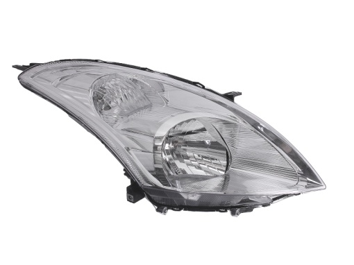 Far fata Dreapta (H4, electric, fara motoras, culoare insert: cromat, culoare semnalizator: transparent) potrivit SUZUKI SWIFT III, SWIFT IV