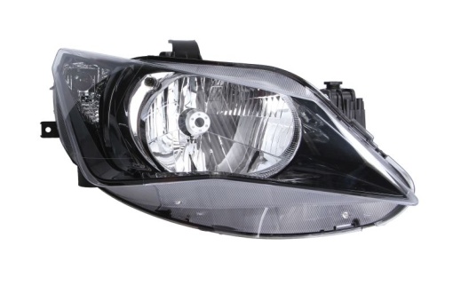 Far fata Dreapta (H4, electric, fara motoras, culoare insert: negru, culoare semnalizator: alb) potrivit SEAT IBIZA IV, IBIZA IV SC, IBIZA IV ST -06.17