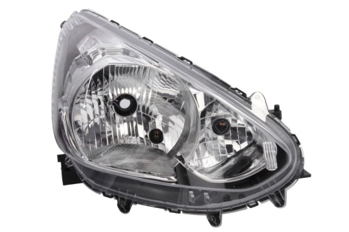 Far fata Dreapta (H4/PY21W/W5W, electric, fara motoras, culoare insert: cromat) potrivit MITSUBISHI MIRAGE / SPACE STAR VI 04.12-03.16