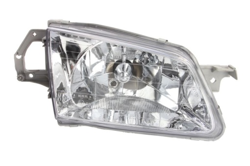Far fata Dreapta (H4/W5W, electric, cu motor, culoare insert: cromat) potrivit MAZDA 323 F VI, 323 S VI