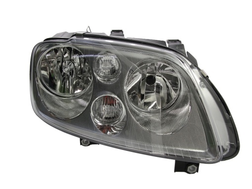 Far fata Dreapta (H7/H7, electric, cu motor, culoare insert: negru, culoare semnalizator: transparent) potrivit VW CADDY III, CADDY III/MINIVAN, TOURAN