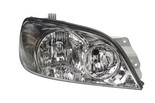 Far fata Dreapta (H7/H7, electric, fara motoras, culoare insert: cromat, culoare semnalizator: transparent) potrivit KIA CARNIVAL II, CARNIVAL III