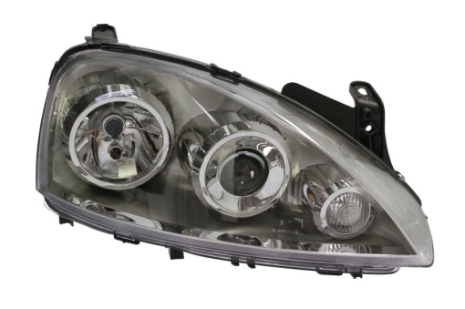 Far fata Dreapta (H7/H7, electric, fara motoras, obiectiv, culoare insert: cromat) potrivit OPEL COMBO TOUR, COMBO/MINIVAN, CORSA C, CORSA C/HATCHBACK 09.00-10.10