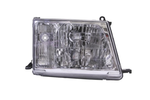 Far fata Dreapta (HB3/HB4, manual, fara motoras, culoare insert: cromat) potrivit TOYOTA LAND CRUISER 100 -12.04