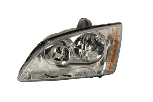 Far fata Stanga (H1/H7, electric, fara motoras, culoare insert: cromat, culoare semnalizator: galben) potrivit FORD FOCUS II; FORD USA FOCUS