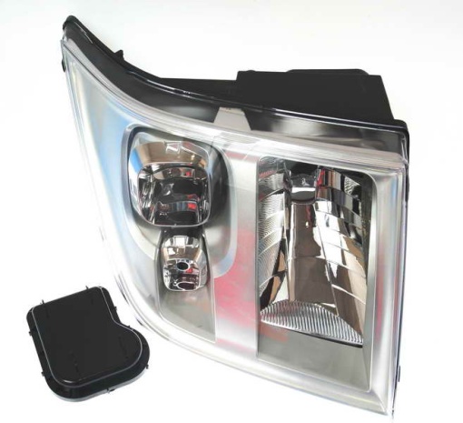 Far fata Stanga (H4, electric, cu motor, culoare insert: cromat) potrivit FORD TRANSIT -08.14
