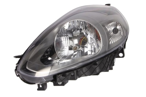 Far fata Stanga (H4/P21W/W21W, electric, cu motor, culoare insert: negru) potrivit ABARTH PUNTO, PUNTO EVO; FIAT PUNTO, PUNTO EVO, PUNTO EVO/HATCHBACK