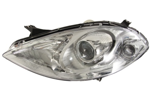 Far fata Stanga (H7, pneumatic, fara motoras, culoare insert: cromat, culoare semnalizator: transparent) potrivit MERCEDES A (W169)