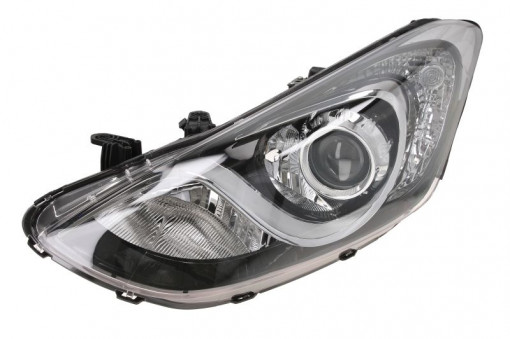 Far Stanga (3*H7, electric, cu motor, culoare insertie: negru, culoare semnalizator: transparent) potrivit HYUNDAI I30 -03.15