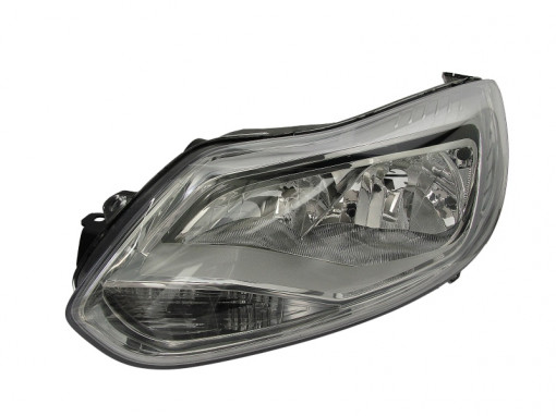 Far stanga (H1/H7, reglaj electric, cu motoras, fundal cromat) FORD FOCUS III