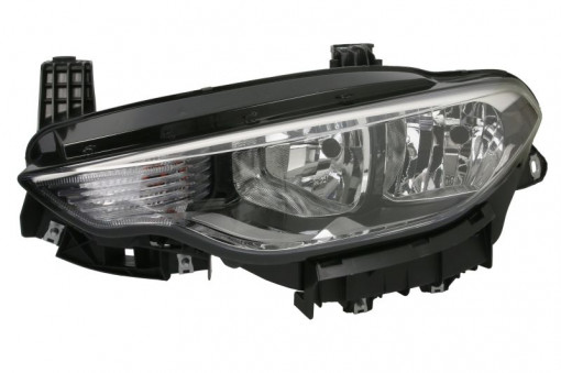 Far Stanga (H15/H7/PY21W, electric, cu motor, culoare: argintiu) potrivit FIAT TIPO 10.15-