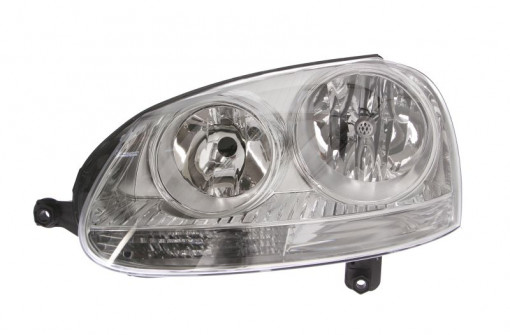 Far Stanga (H7, electric, cu motor, culoare insertie: cromat) potrivit VW GOLF PLUS, GOLF V, JETTA III -10.08