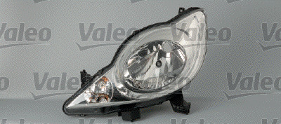 Far Stanga (halogen, H4, electric, cu motor, culoare semnalizator: transparent) potrivit PEUGEOT 107 -02.12 - Img 1