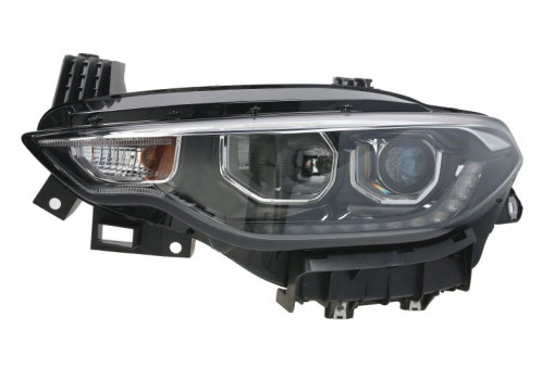 Far Stanga (halogen, H7/H7/PY21W, electric, cu motor, culoare insertie: cromat, culoare semnalizator: portocaliu) potrivit FIAT TIPO