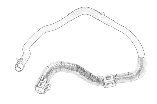 Furtun radiator potrivit FORD TRANSIT CUSTOM V362, TRANSIT V363 2.0D/2.0DH 12.15-