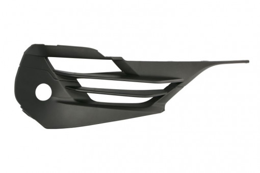 Grila bara cu locas far ceata si senzori parcare, plastic, negru potrivit BMW 2 Active Tourer F45, F46 01.18-