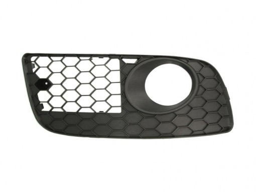 Grila bara fata dreapta GTI, cu locas proiectoare, negru VW GOLF intre 2003-2009