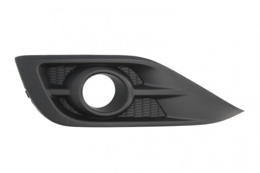 Grila bara fata Stanga cu locas proiector, plastic, negru potrivit HONDA CR-V IV 10.12- 01.12-12.14